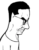 glasses shirt side_view sv:chudjak_seething sv:chudjak_seething_profile v:chudjak // 1240x1568 // 66KB