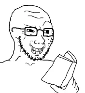 bald book glasses smug soyak stubble template v:soyak // 1000x1088 // 24KB