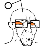 bald crying distorted glasses open_mouth reddit stubble // 600x598 // 114KB