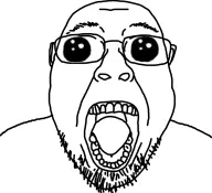 bald glasses OMGSISA open_mouth stubble template v:bernd // 1106x1012 // 255KB