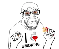 bald cigarettes glasses hand heart smoking stubble tired v:feraljak // 1500x1238 // 599KB