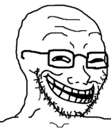 bald glasses smug stubble trollface v:soyak // 632x756 // 18KB