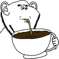 bald coffee drinking mug stubble v:impjak // 845x850 // 139KB