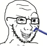 bald dreamworks glasses razor shaving smile smug stubble v:soyak // 282x273 // 54KB