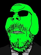 angry bald cia glasses glowing janny stubble suit v:gapejak // 598x799 // 346KB