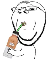 bald drinking glasses soylent stubble v:gapejak // 637x772 // 169KB