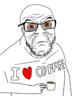 bald coffee glasses mug stubble // 1011x1238 // 418KB