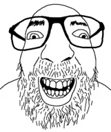 bald beard glasses jew open_mouth remastered smile v:israeli // 1024x1224 // 50KB