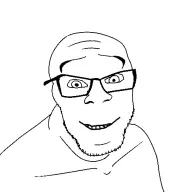 bald glasses happy stubble v:feraljak // 1500x1500 // 57KB